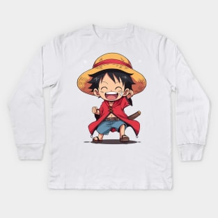 luffy Kids Long Sleeve T-Shirt